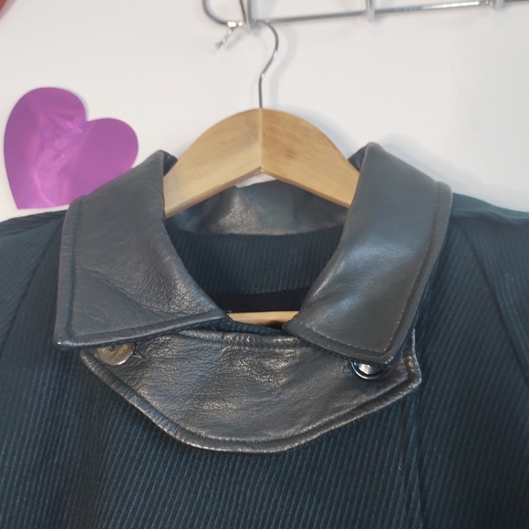 Vintage 80s Wool Jacket - Dark Green - Picture 7 of 16